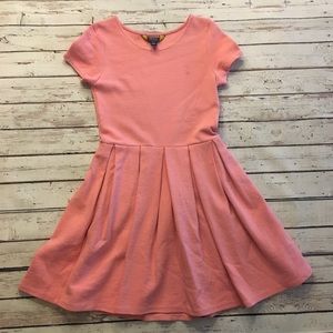 Girls Polo dress in light pink